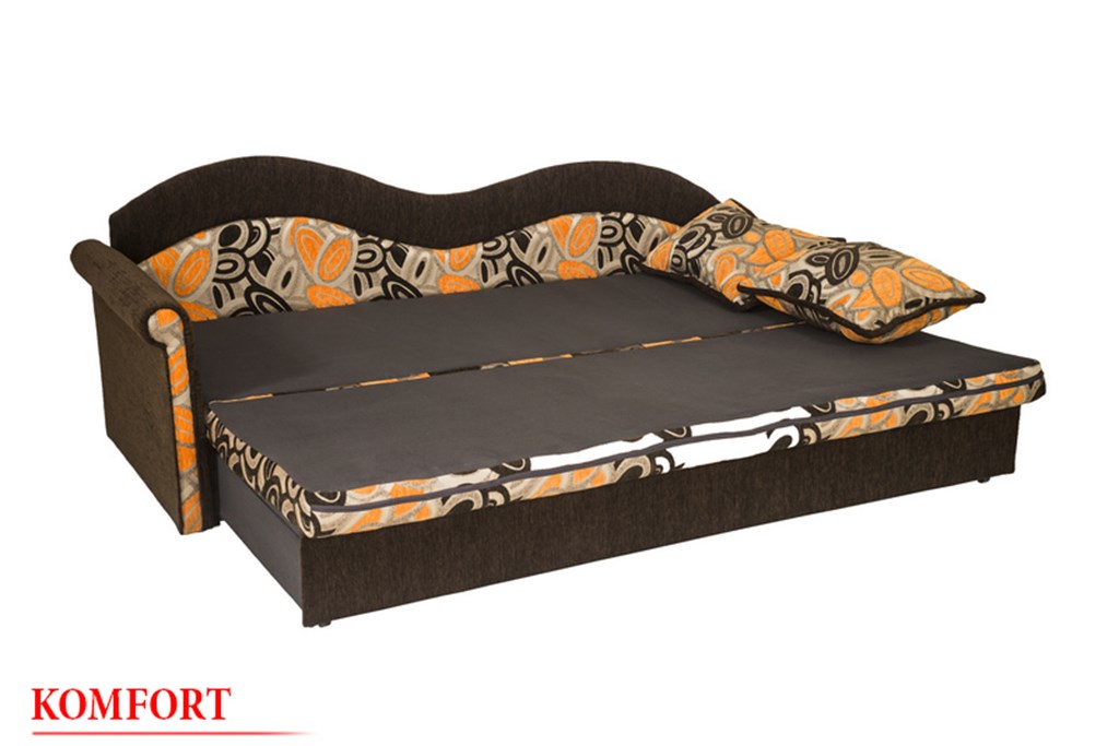 <h3>Tapczanik 2-osob. </h3>szerokość 205cm, <br />głębokość 85cm, <br />spanie 140cm x 190cm